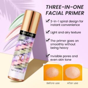 Ownest Pore Primer,Color Correcting Facial Serum,Face Makeup Primer Base,Isolation Cream,Invisible Pore,Moisturizing Essence Concealer Foundation-40G