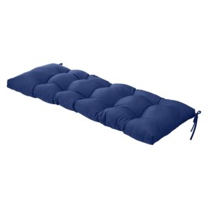 qilloway indoor/outdoor bench cushion,51-inches,navy blue