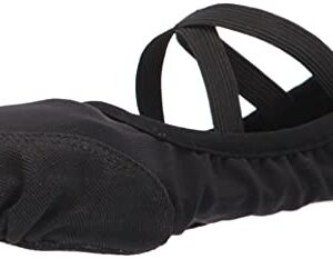 Sansha Women's Split Leather Sole Soft Ballet Shoes 83X PRO-FIT Flat, Black, 5.5