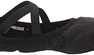 Sansha Women's Split Leather Sole Soft Ballet Shoes 83X PRO-FIT Flat, Black, 5.5