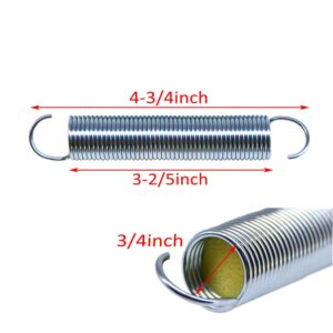 Yoogu 4 3/4 inch Recliner Sofa Chair Replacement Springs (Pack of 2) Mechanism Tension Spring