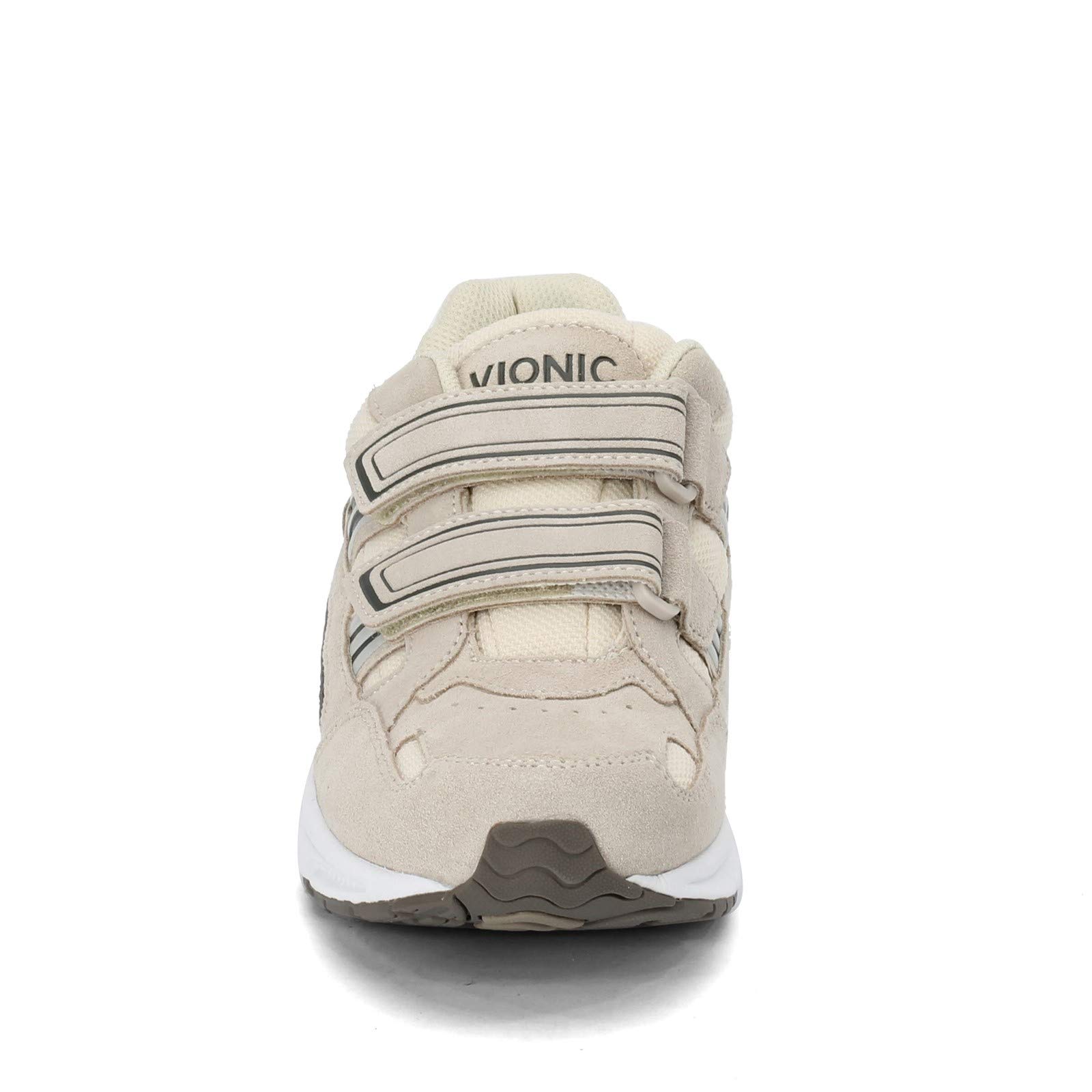 Vionic Tabi Women's Orthotic Walking Shoe - Strap Cl Cream Suede - 10.5 Medium
