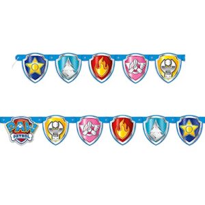 paw patrol large jointed banner (1 pc.) - colorful, eye-catching decoration for kids birthday parties