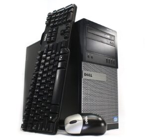 dell optiplex 790 desktop tower pc, intel quad core i5 (3.10ghz) processor, 16gb ram, 2tb hard drive, windows 10 professional, dvd, keyboard, mouse, wifi (renewed)