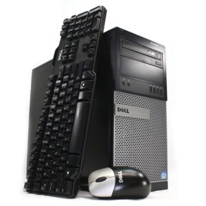 Dell Optiplex 790 Desktop Tower PC, Intel Quad Core i5 (3.10GHz) Processor, 16GB RAM, 2TB Hard Drive, Windows 10 Professional, DVD, Keyboard, Mouse, WiFi (Renewed)