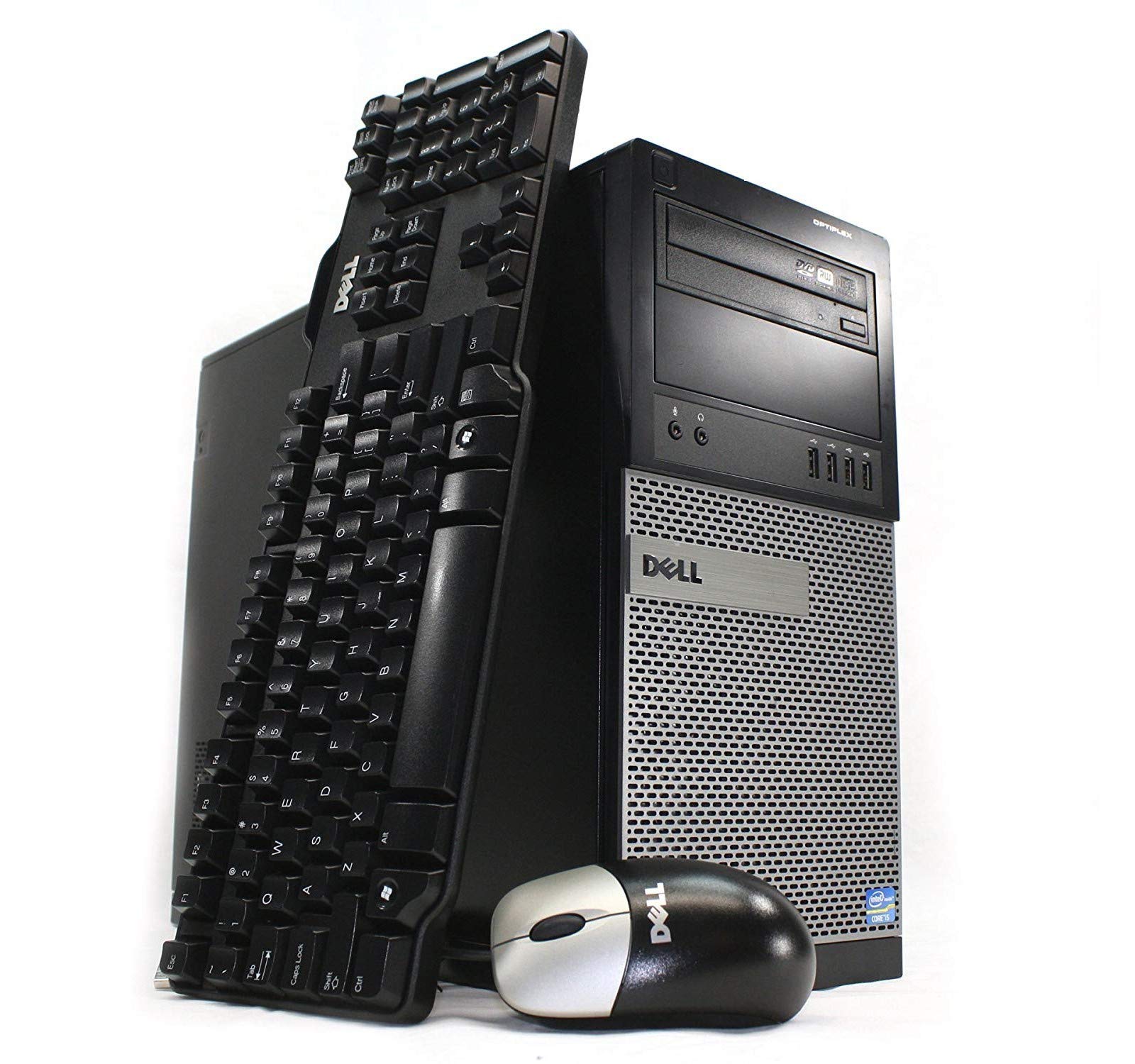 Dell Optiplex 790 Desktop Tower PC, Intel Quad Core i5 (3.10GHz) Processor, 16GB RAM, 2TB Hard Drive, Windows 10 Professional, DVD, Keyboard, Mouse, WiFi (Renewed)