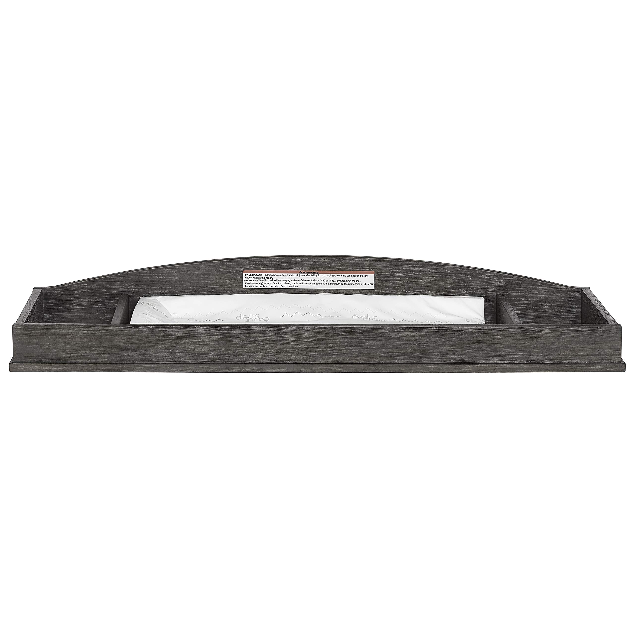 Evolur Signature Amsterdam Changing-Tray in Smokey Brushed Grey