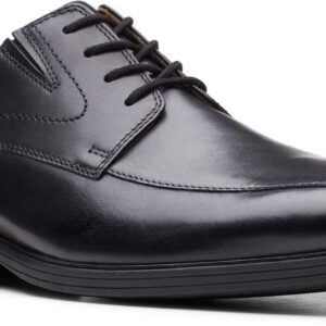 Clarks Men's Whiddon Pace Oxford, Black Leather, 11