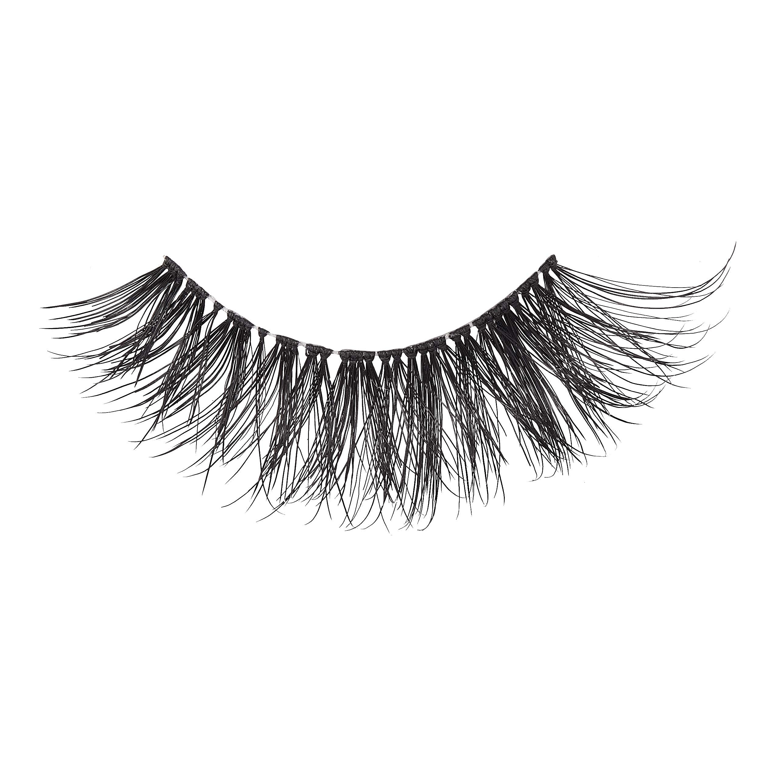 i-Envy Remy False Eyelashes 3D Collection, Invisible Band, 100% Human Hair Lashes (3 PACK)