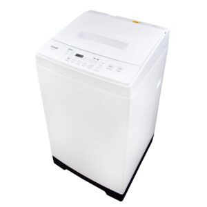panda 1.70 cu.ft portable washing machine, high-end fully automatic compact washer, 11lbs capacity, folding window, white