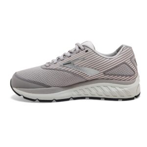 Brooks Women's Addiction Walker Suede Walking Shoe - Alloy/Oyster/Peach - 8.5 Wide