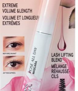 Physicians Formula Rosé All Day Mascara Black Volumizing, Hypoallergenic, Conditioning, Nourishing, Lifting, Lengthening, Dermatologist Approved