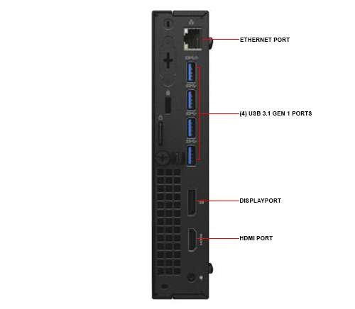 Dell OptiPlex 7050 Micro Form Factor Desktop, i3, 16GB, 256GB SSD, Win10 Pro.