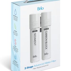 Brio 2 Stage Water Cooler Filter Replacement Kit - for Models with "UVF2" - 1500 Gallons