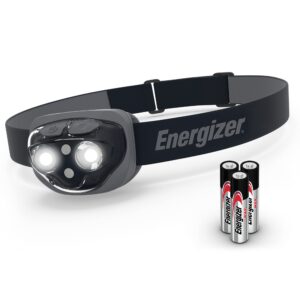energizer led headlamp pro360, rugged ipx4 water resistant head light, ultra bright headlamps for running, camping, outdoor, storm power outage (batteries included)