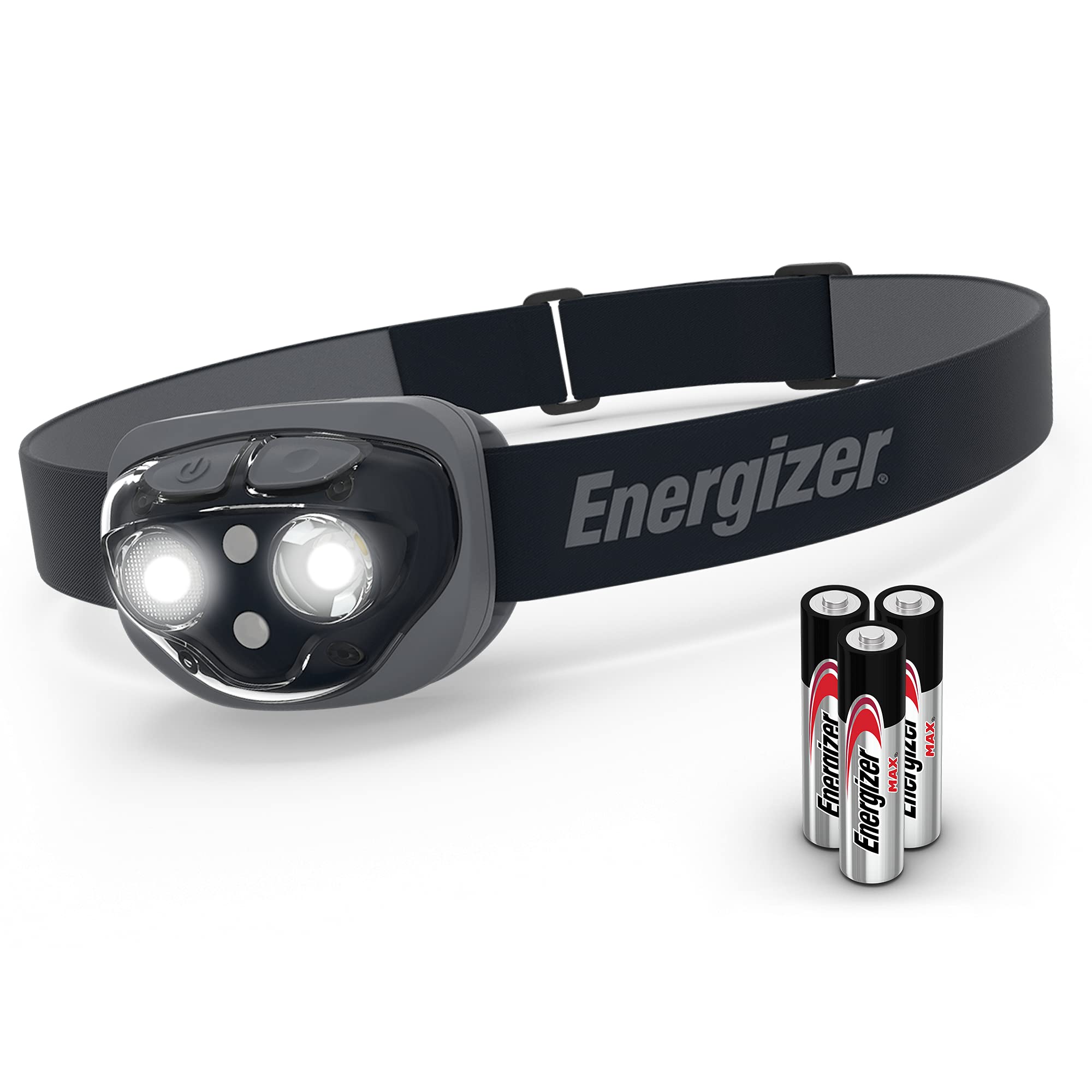 Energizer LED Headlamp Pro360, Rugged IPX4 Water Resistant Head Light, Ultra Bright Headlamps for Running, Camping, Outdoor, Storm Power Outage (Batteries Included)