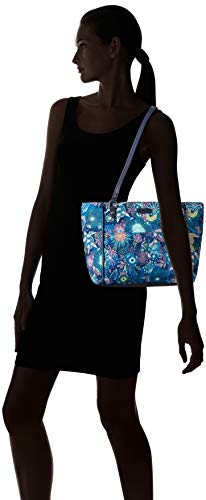 Sakroots womens Bag in Eco-twill, Large & Roomy With Zip Closure, Sustainable Durable Design, Lining Made fro tote, Royal Blue Seascape, One Size US