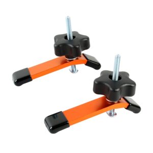 o'skool 2 pack hold down clamps kit, 5-1/2” l x 1-1/8” width t-track cnc router clamp