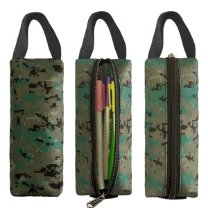 Tilami Rolling Backpack 18 inch with Pencil Case Wheeled Laptop Bag, camouflage