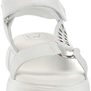 Dirty Laundry Women's Align Sandal, White, 6.5 M US