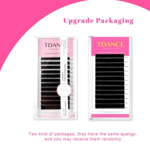 TDANCE Eyelash Extension Supplies Rapid Blooming Volume Eyelash Extensions Thickness 0.05 CC Curl 15mm Easy Fan Volume Lashes Self Fanning Individual Eyelashes Extension (CC-0.05,15mm)