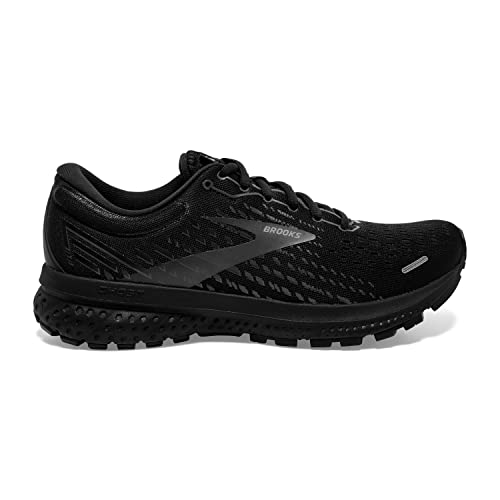 Brooks Women's Ghost 13 Running Shoe - Black/Black - 9 Narrow