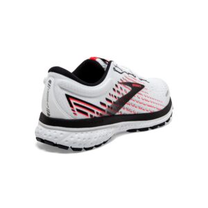 Brooks Women's Ghost 13 Running Shoe - White/Pink/Black - 11.5 Medium