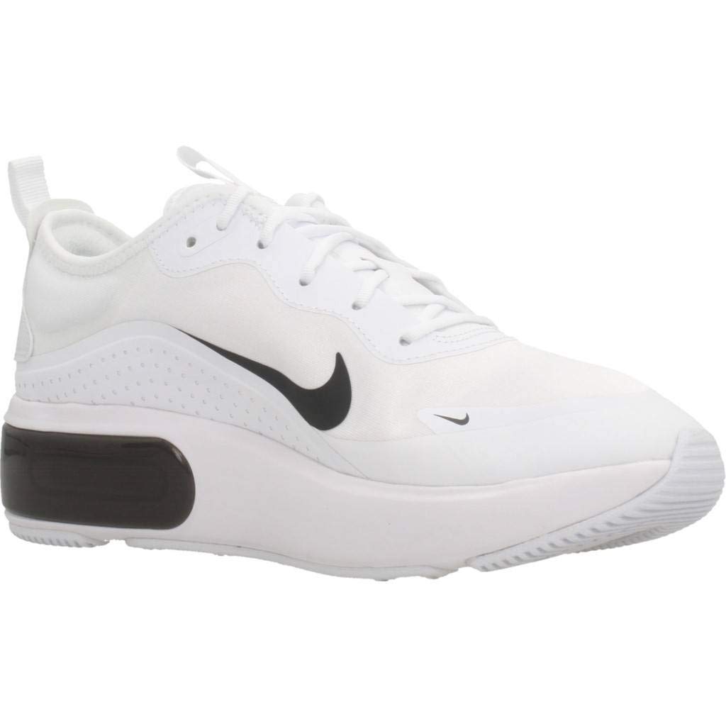 NIKE Women's Running Shoe, White Black, 7.5 US