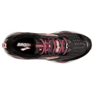 Brooks Women's Cascadia 15 Trail Running Shoe - Black/Ebony/Coral Cloud - 5.5 Medium