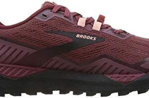 Brooks Women's Cascadia 15 Trail Running Shoe - Nocturne/Zinfandel/Black - 7 Medium