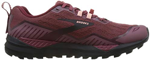 Brooks Women's Cascadia 15 Trail Running Shoe - Nocturne/Zinfandel/Black - 7 Medium