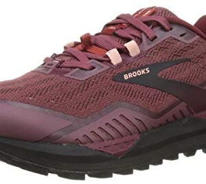 Brooks Women's Cascadia 15 Trail Running Shoe - Nocturne/Zinfandel/Black - 7 Medium