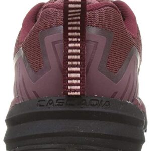 Brooks Women's Cascadia 15 Trail Running Shoe - Nocturne/Zinfandel/Black - 7 Medium