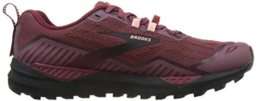 Brooks Women's Cascadia 15 Trail Running Shoe - Nocturne/Zinfandel/Black - 10 Medium