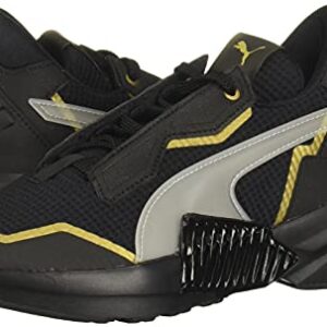 PUMA womens PROVOKE XT, Puma Black-Puma Team Gold, 7.5