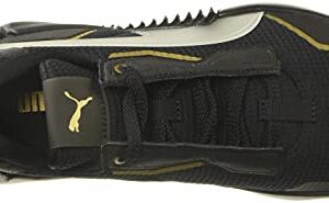 PUMA womens PROVOKE XT, Puma Black-Puma Team Gold, 7.5