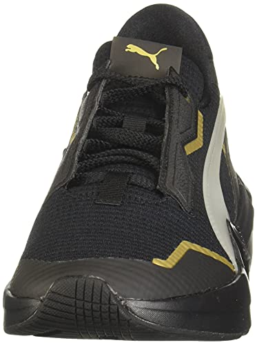 PUMA womens PROVOKE XT, Puma Black-Puma Team Gold, 7.5