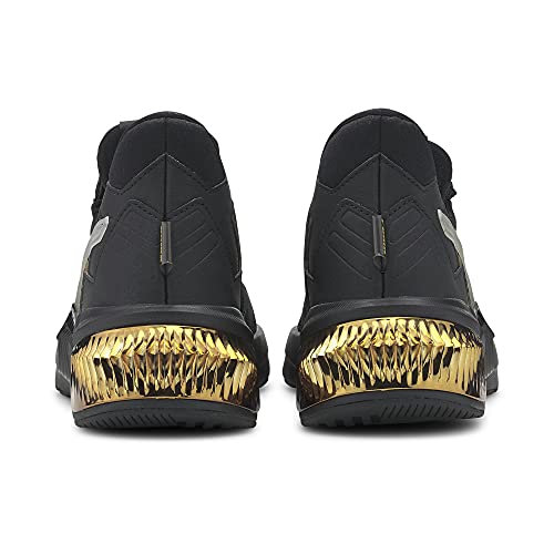 PUMA womens PROVOKE XT, Puma Black-Puma Team Gold, 7.5