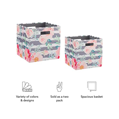 Linon Home Decor Linon Dawes Rose 2pk Storage Bin