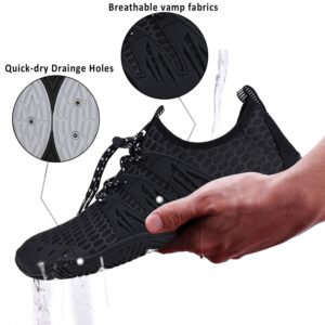 WYHAN Water Shoes Mens Womens Quick Dry Barefoot Aqua Socks Diving Sports Shoes for Beach Swim Surf Pool Yoga Outdoor Trip