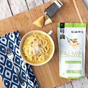 Palmini Linguine Pasta | Low-Carb, Low-Calorie Hearts of Palm Pasta | Keto, Gluten Free, Vegan, Non-GMO | As seen on Shark Tank |(12 Ounce - Pack of 3)