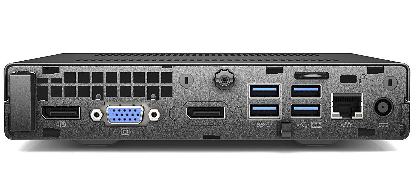 HP EliteDesk 800 G2 Desktop Mini PC, Intel Core i5 6500T 2.5Ghz, 16GB DDR4 RAM, 256GB NVMe PCIe M.2 SSD, USB Type C, Windows 10 Pro (Renewed)