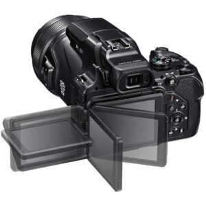 Nikon COOLPIX P1000 Compact Digital 4K UHD Camera w/ 125x Zoom Super Telephoto Lens Filmmaker's Bundle with Vivitar ST-6000 Stabilizer Tripod + Deco Gear Backpack + Filter Kit + Software & Accessories