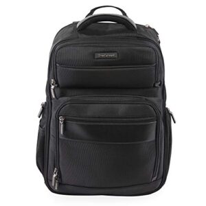 brookstone luggage laptop backpack, black, 18 inch