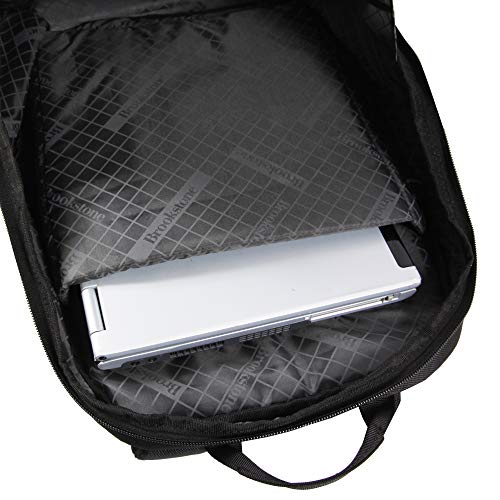 Brookstone Luggage Laptop Backpack, Black, 18 Inch