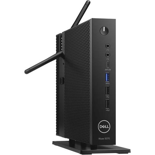 Wyse 5000 5070 Thin Client - Intel Pentium Silver J5005 Quad-core (4 Core) 1.50 GHz - 4 GB RAM DDR4 SDRAM - 16 GB Flash - Gigabit Ethernet - Wyse Thin OS (English) - DisplayPort - Network (RJ-45) - 10