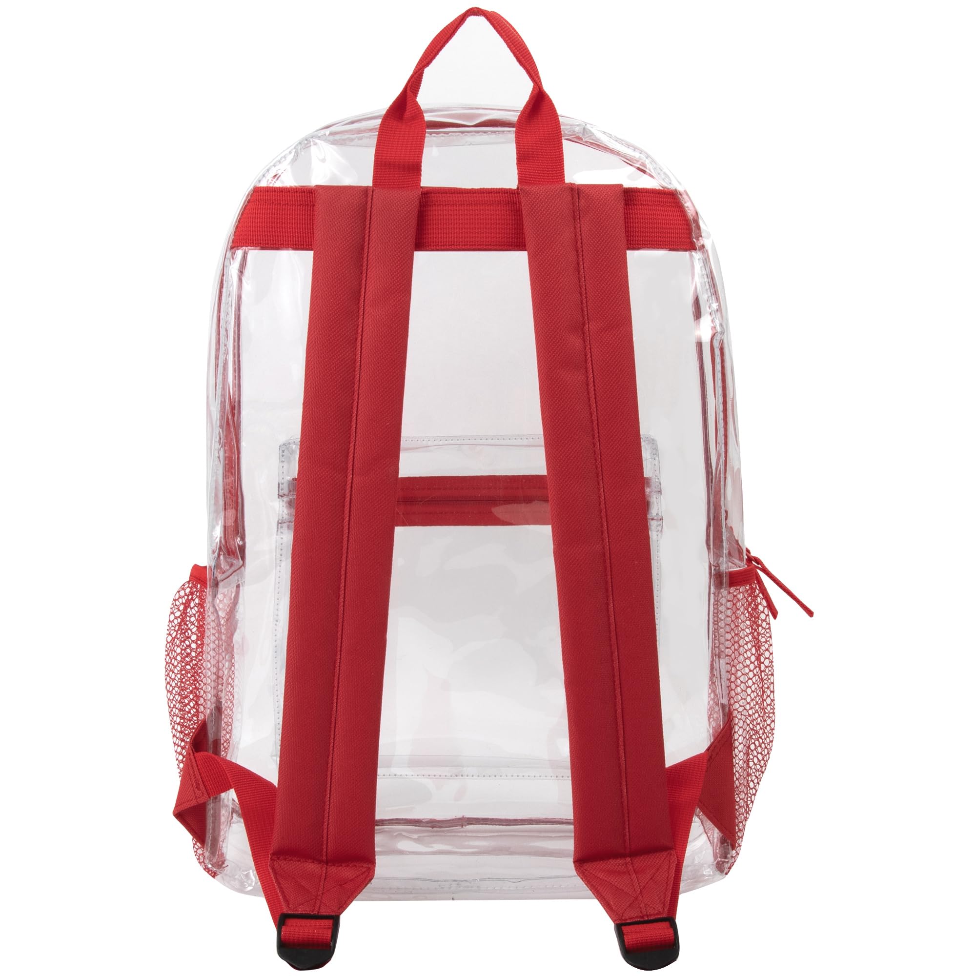 24 Pack Bulk of Clear Backpacks Wholesale for Men, Women, Stadium, College, Travel (Assorted Colors Boys Pack)