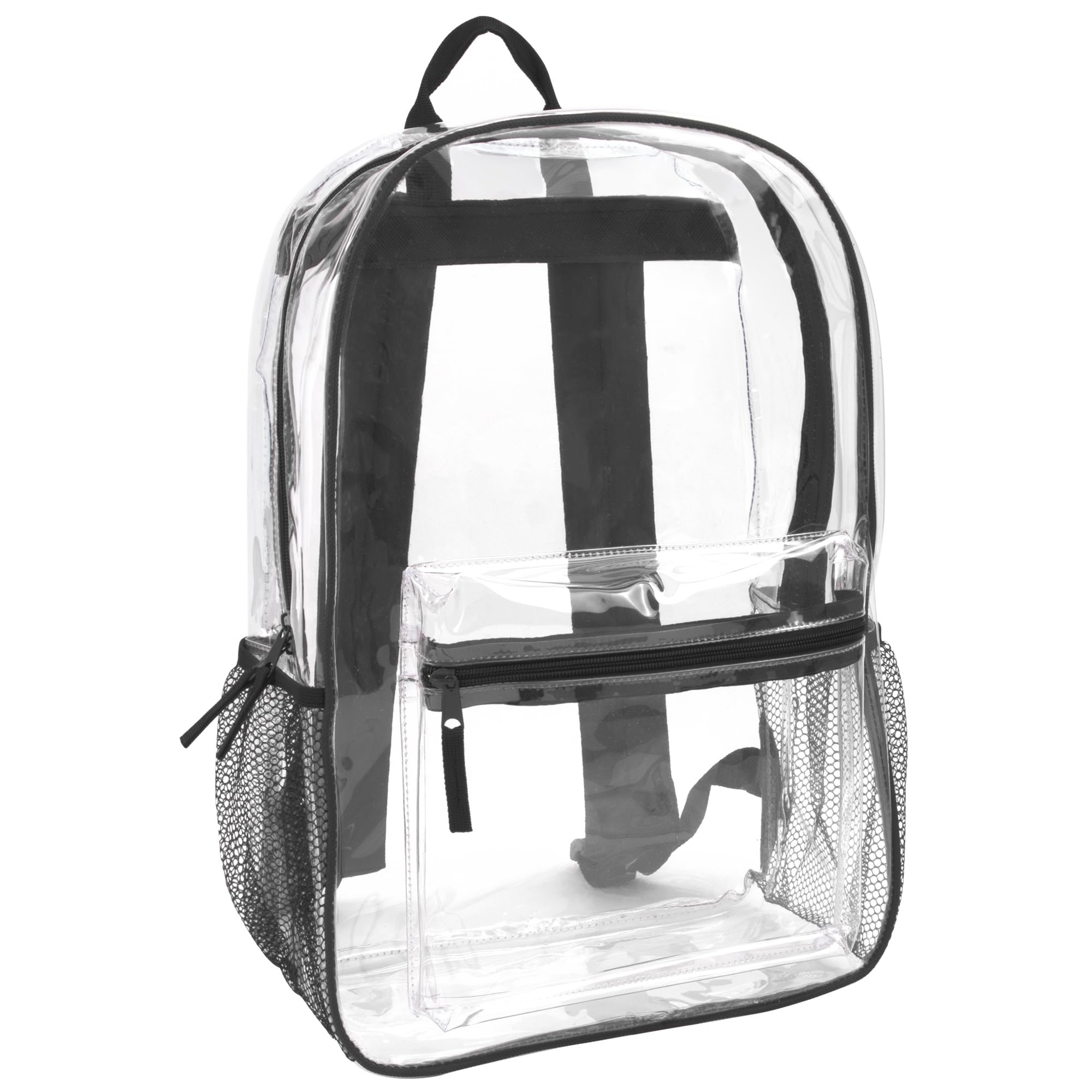 24 Pack Bulk of Clear Backpacks Wholesale for Men, Women, Stadium, College, Travel (Assorted Colors Boys Pack)