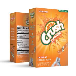 Crush- Powder Drink Mix - Sugar Free & Delicious (Classic Variety, 30 Sticks)