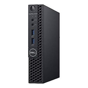 Dell OptiPlex 3070 KPGGF Intel Core i5 8th Gen 8500T (2.10 GHz) 8 GB DDR4 256 GB SSD Windows 10 Pro 64-bit (Renewed)